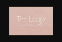 The Lodge Font Poster 1