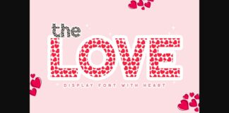 The Love Font Poster 1