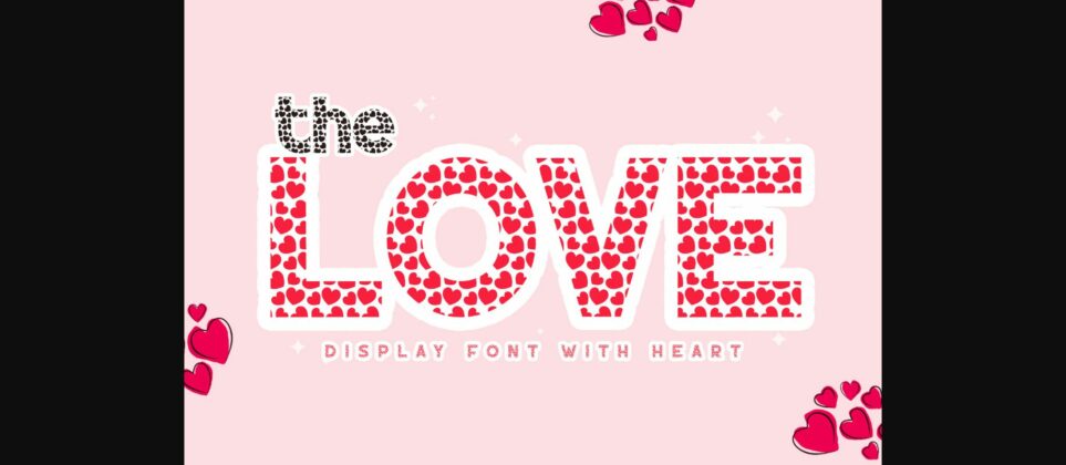 The Love Font Poster 1