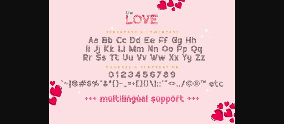 The Love Font Poster 9