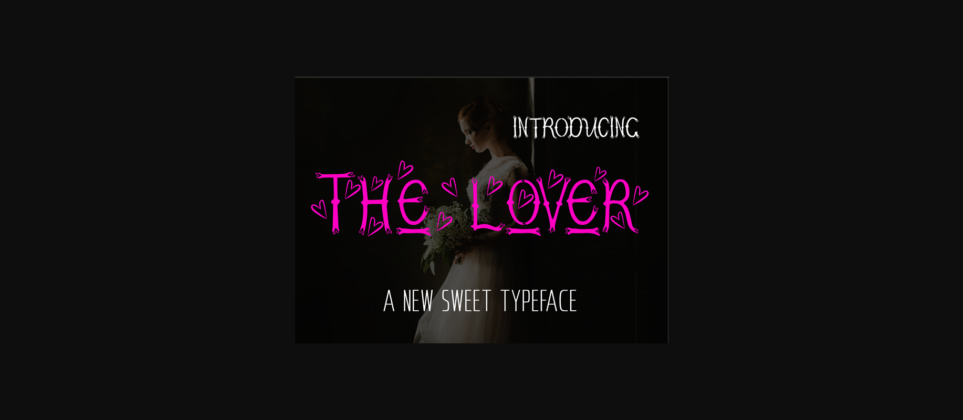 The Lover Font Poster 3