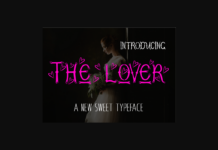 The Lover Font Poster 1