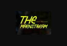 The Maenstream Font Poster 1