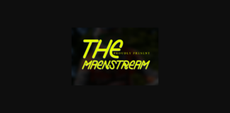 The Maenstream Font Poster 1