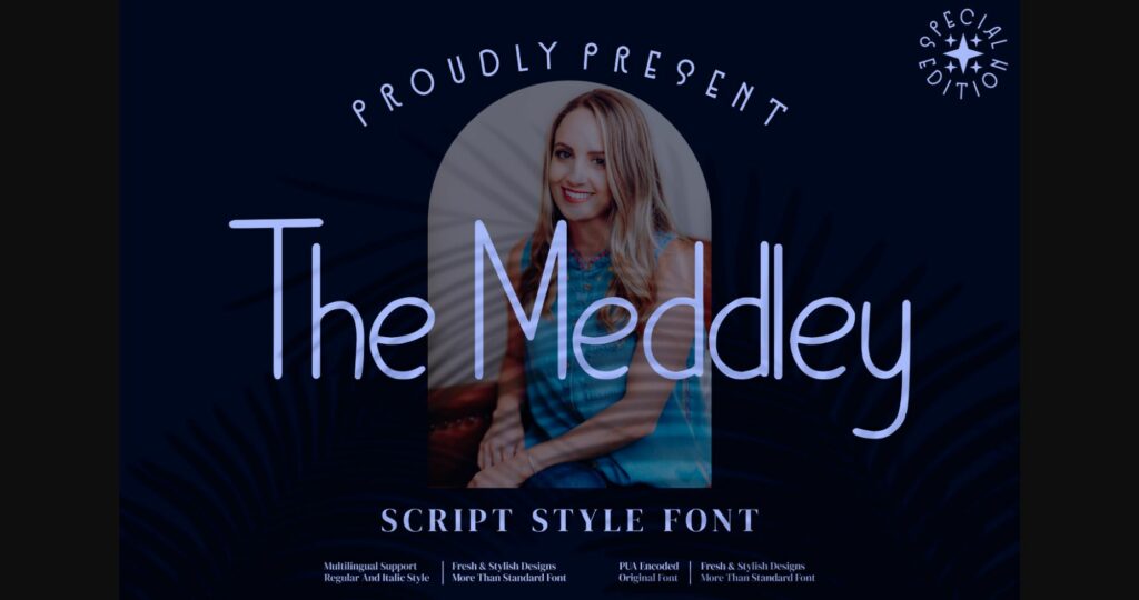 The Meddley Font Poster 1