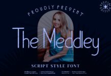 The Meddley Font Poster 1