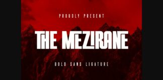 The Mezirane Font Poster 1