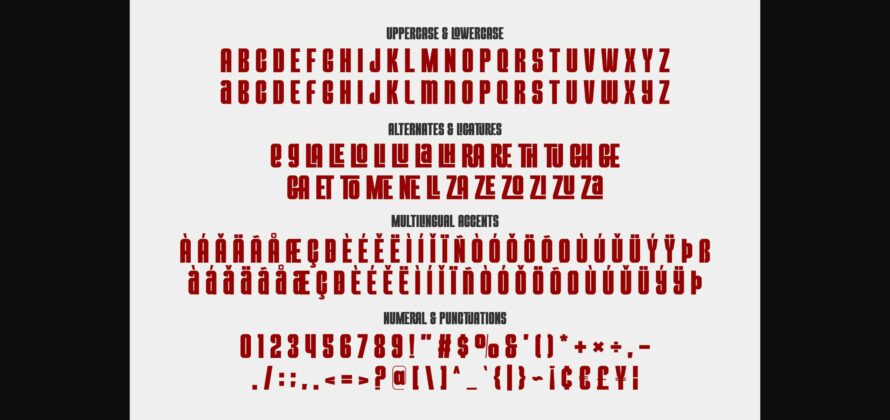 The Mezirane Font Poster 11