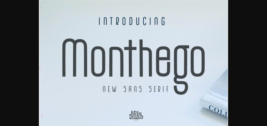 The Monthego Font Poster 3