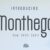 The Monthego Font