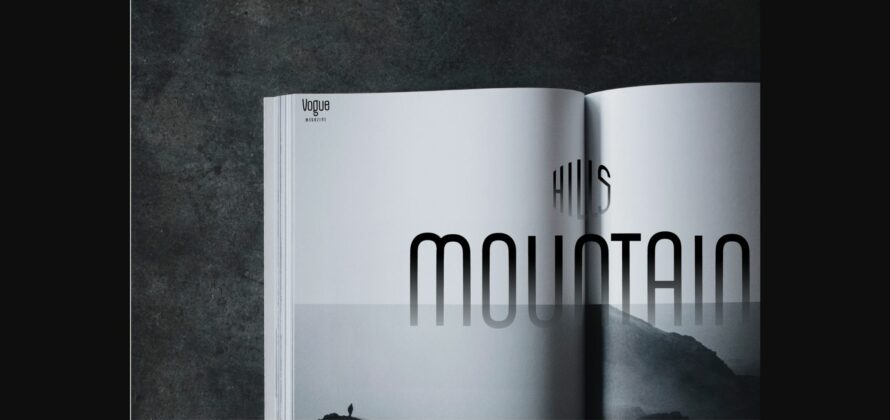 The Monthego Font Poster 8
