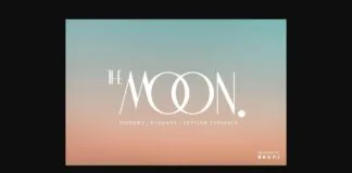 The Moon Font Poster 1