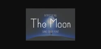 The Moon Font Poster 1