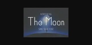 The Moon Font Poster 1