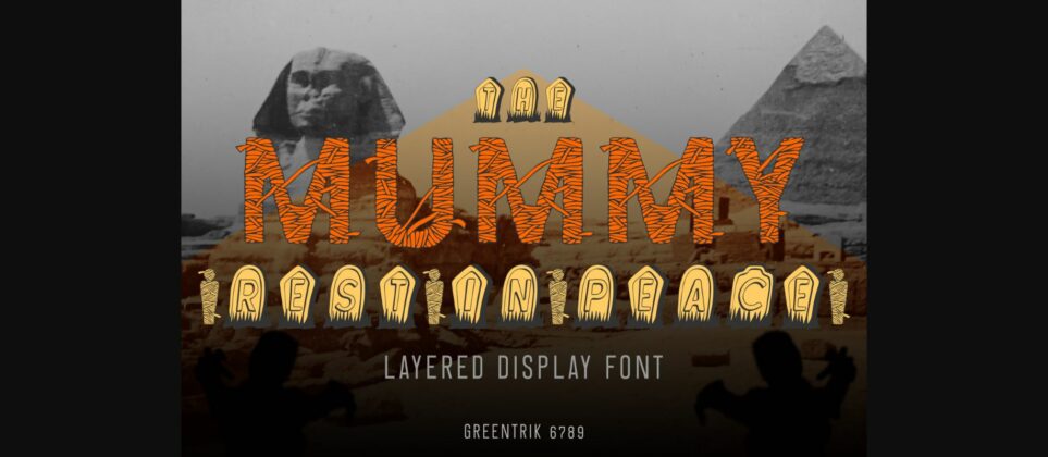The Mummy Font Poster 3