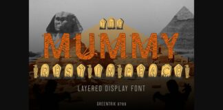 The Mummy Font Poster 1