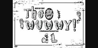 The Mummy Font Poster 1