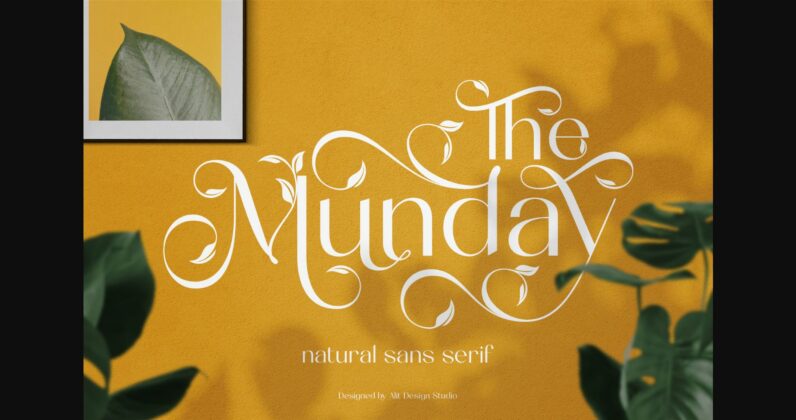The Munday Font Poster 3