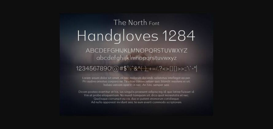 The North Font Poster 4
