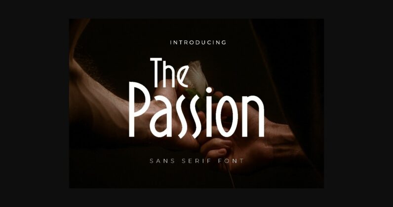 The Passion Font Poster 3