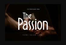 The Passion Font Poster 1