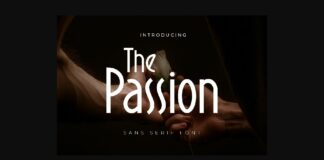 The Passion Font Poster 1