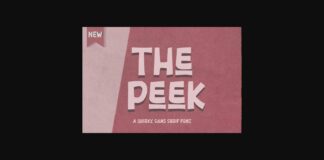 The Peek Font Poster 1