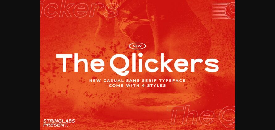 The Qlickers Font Poster 3