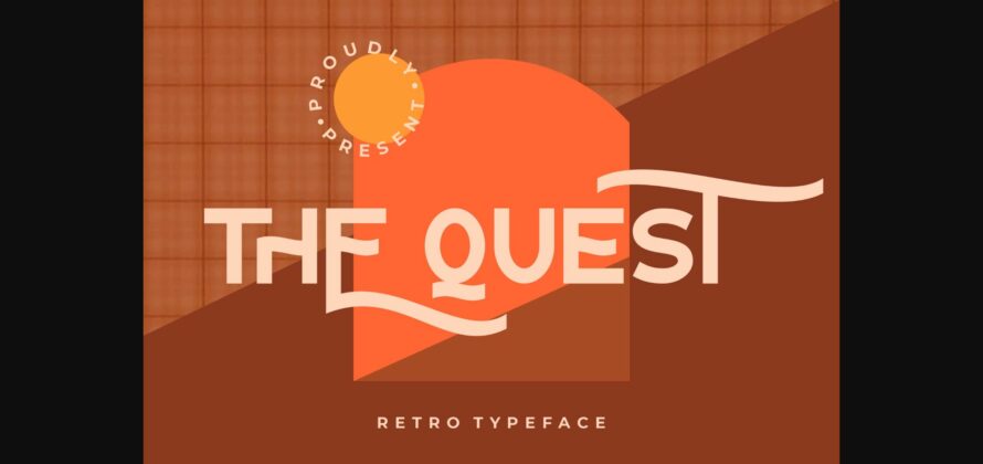 The Quest Font Poster 3