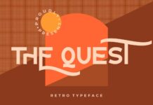 The Quest Font Poster 1