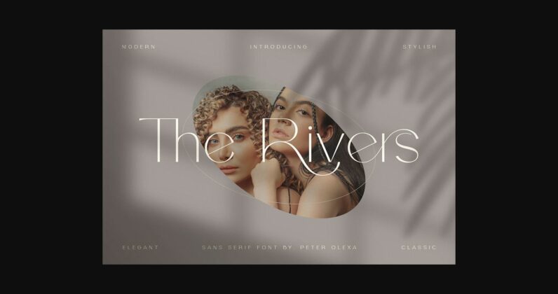 The Rivers Font Poster 3