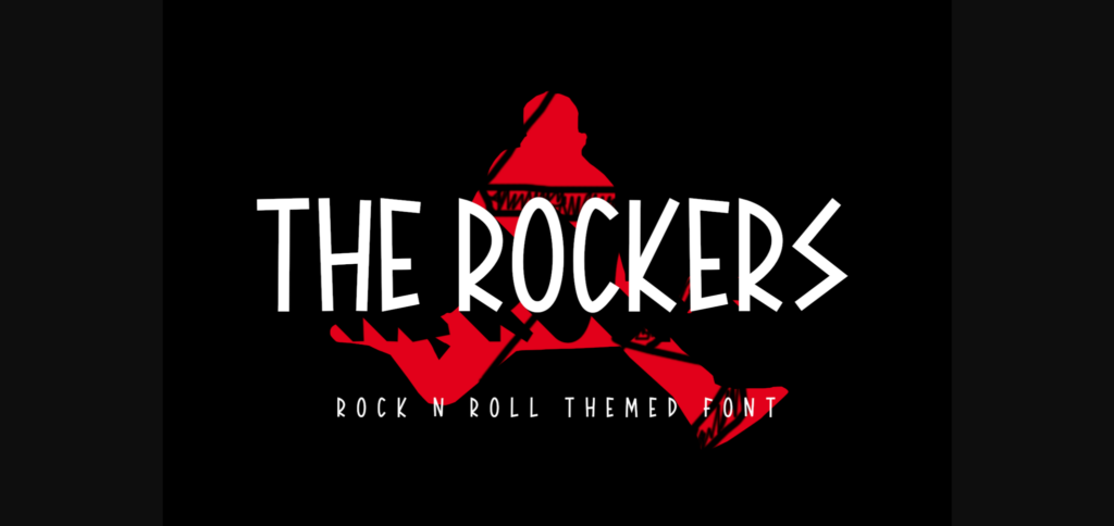 The Rockers Font Poster 3