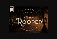 The Rooper Font Poster 1