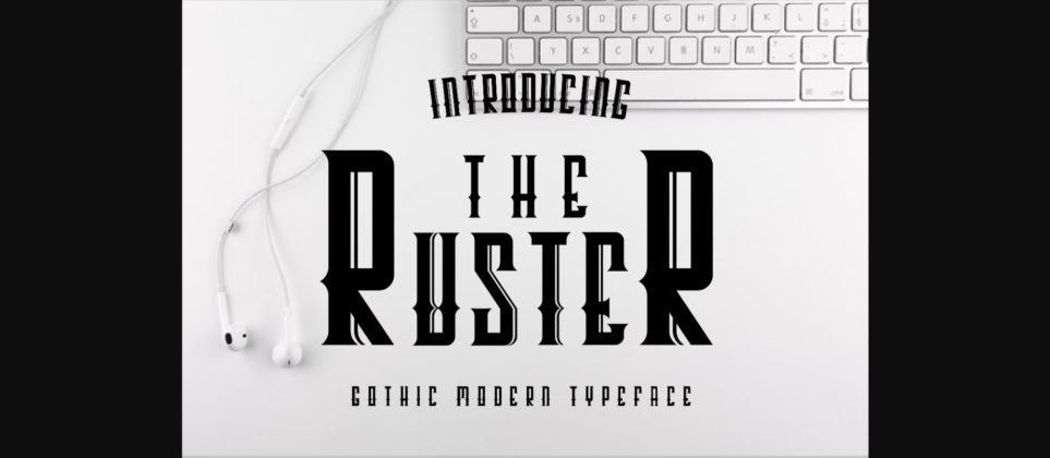 The Ruster Font Poster 3