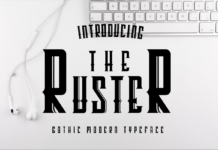 The Ruster Font Poster 1
