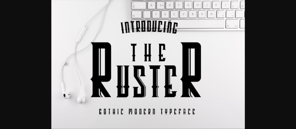 The Ruster Font Poster 1