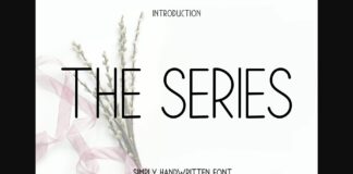 The Series Font Poster 1