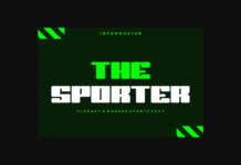 The Sporter Font Poster 1