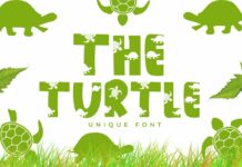 The Turtle Font Poster 1