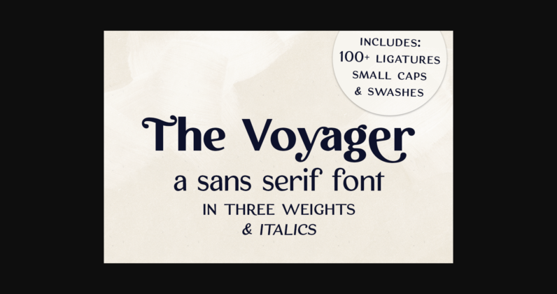 The Voyager Font Poster 3