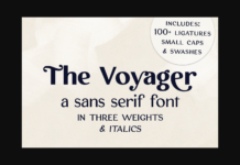 The Voyager Font Poster 1