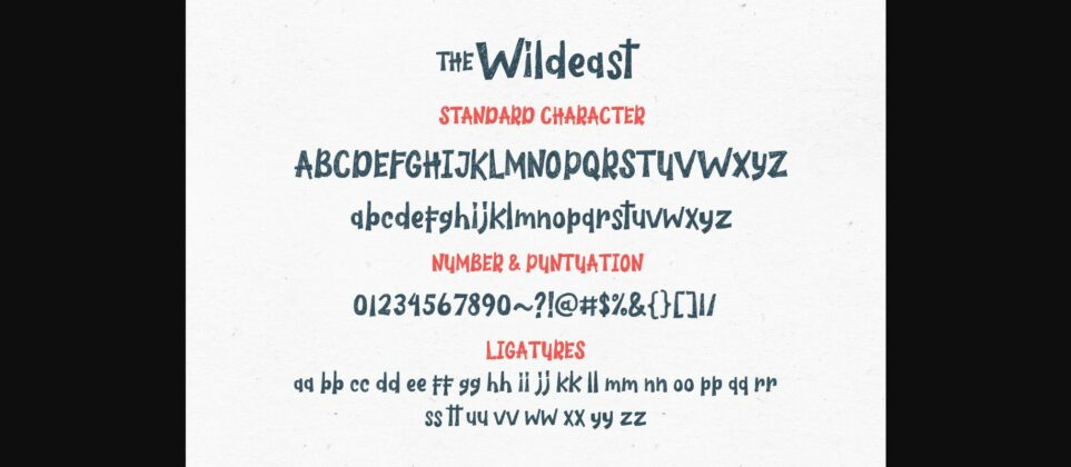 The Wildeast Font Poster 10