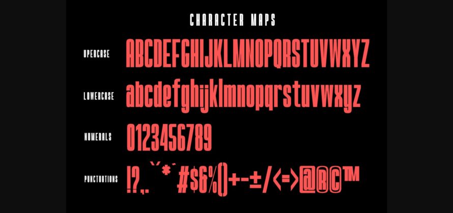 Thebernoult Font Poster 4