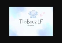 Thebooz Lf Font Poster 1