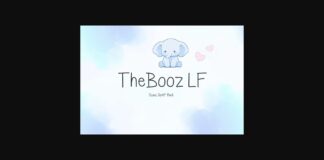 Thebooz Lf Font Poster 1