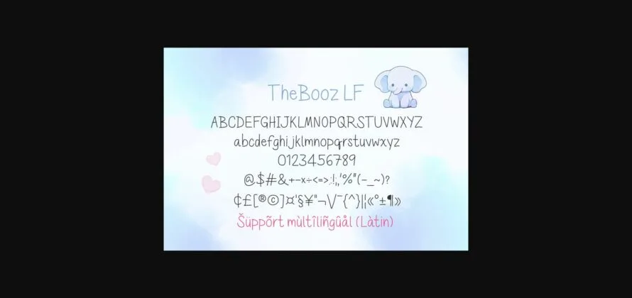 Thebooz Lf Font Poster 4