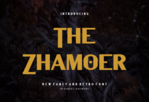 Thezhamoer Font Poster 1