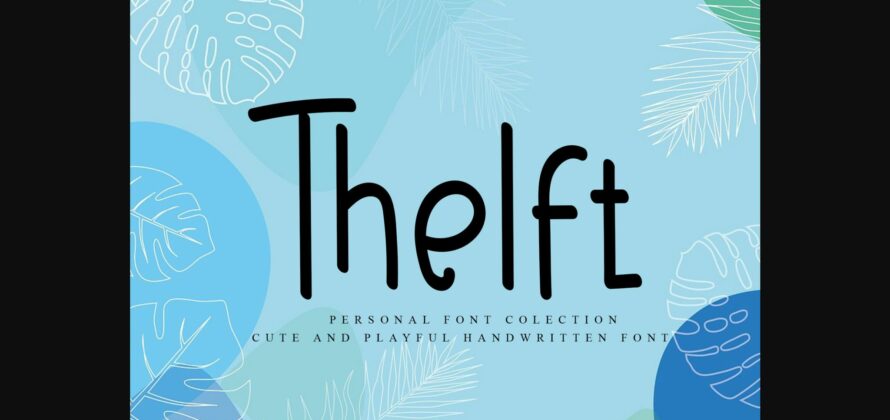 Thelft Font Poster 3