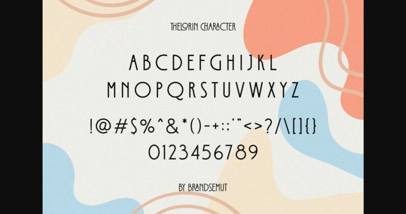 Thelorin Font Poster 8