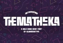 Thematheka Font Thematheka Font Poster 1